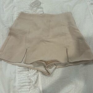 ZARA tan skort!